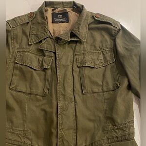 Scotch & Soda Olive Military Jacket‎